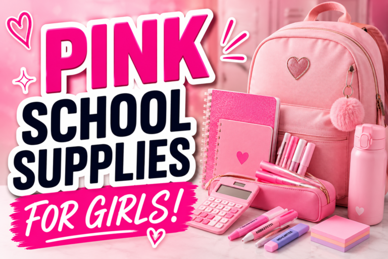 Best Pink Back-to-School Supplies for Girls